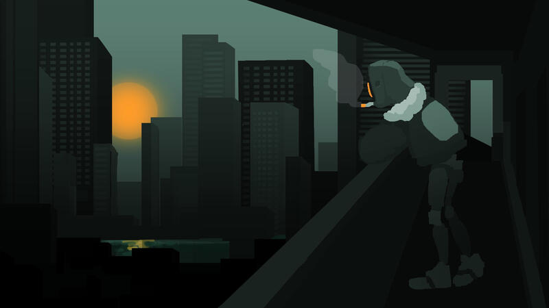 City concept (from apartments)